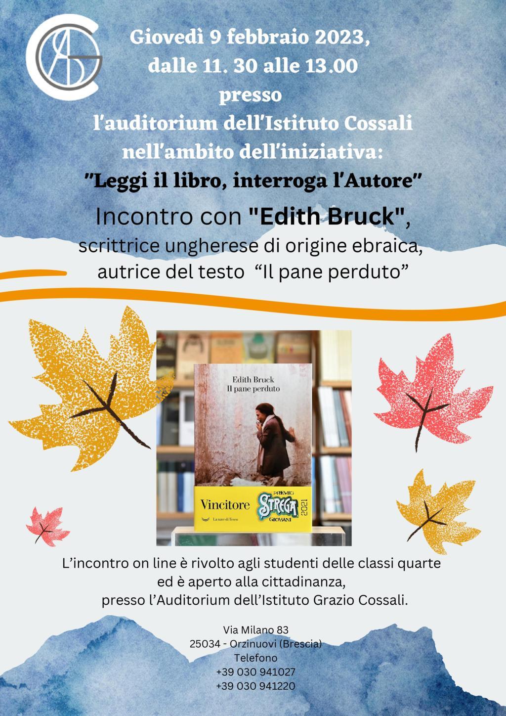 locandinaedith bruck